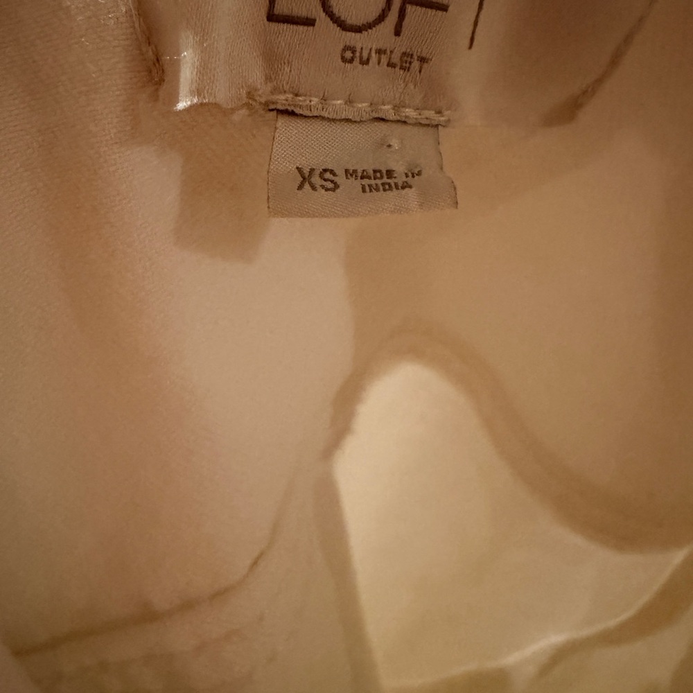 LOFT White Jean Jacket - Picture 6 of 7